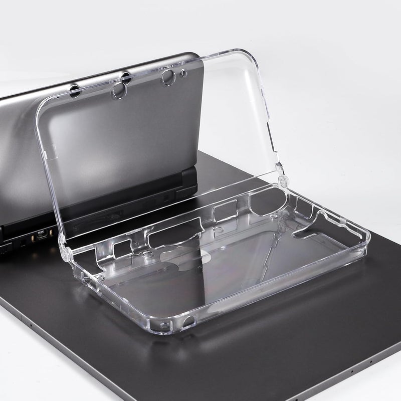 VSEER 3DS XL Case - Ultra Clear Crystal Transparent Hard Shell Protective Case Cover Skin for Nintendo 3DS XL LL - [New Modified Hinge Design] - Image 3